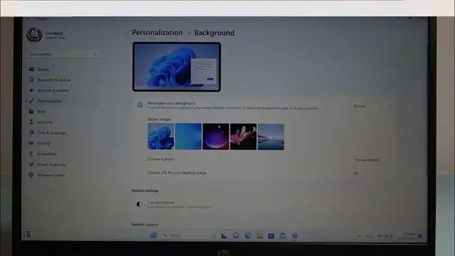 Video thumbnail for How To Change Background Wallpaper On HP 250 G8