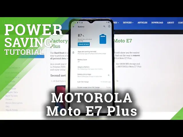 Video thumbnail for How to Extend Battery Life in Motorola Moto E7 Plus – Activate Power Saving Mode