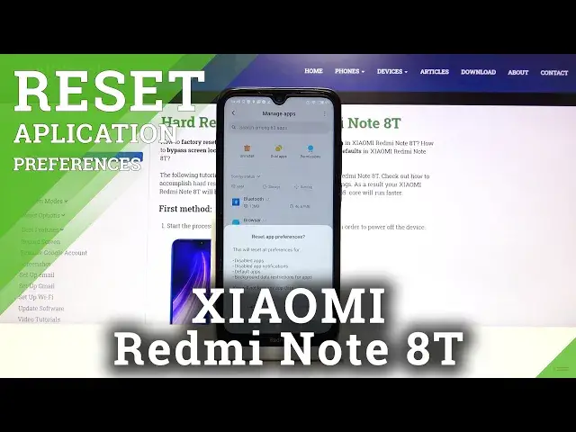 'Video thumbnail for How to Reset App Preferences in XIAOMI Redmi Note 8T – Restore App Defaults'