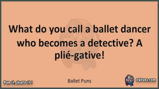 Video thumbnail for Ballet - Jokes, Puns, Wordplays, and Laughter