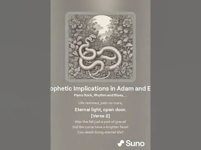 Video thumbnail for Prophetic Implications in Adam and Eve