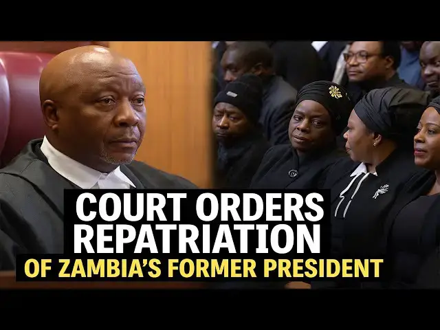 'Video thumbnail for BREAKING Court Orders Edgar Lungu’s Body Returned to Zambia#ShockSpill'