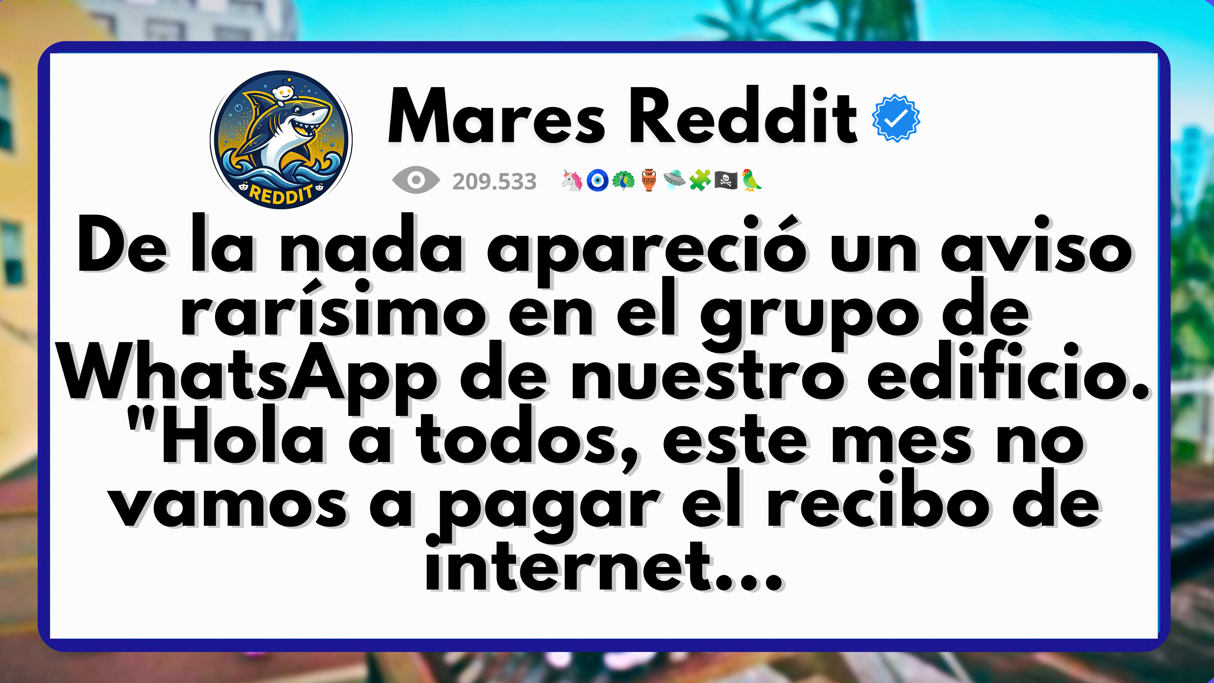 Video thumbnail for De la nada apareció un aviso rarísimo en el grupo de WhatsApp de nuestro edificio.