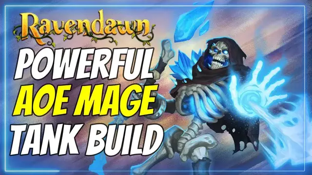 Video thumbnail for Overpowered AoE Mage Tank Build | Ravendawn