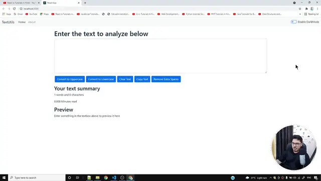 Video thumbnail for Adding + Auto Dismissing Alert Messages _ Complete React Course in Hindi #13
