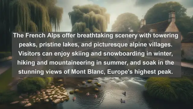 Video thumbnail for Exploring France's Stunning Landscapes: Top 10 Must-Visit Destinations