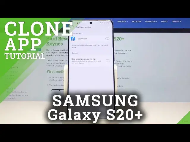 'Video thumbnail for How to Clone Apps in Samsung Galaxy S20+ | Use Multiple Accounts'