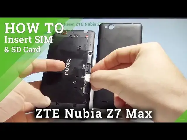 Video thumbnail for How to Insert SIM and SD Card on ZTE Nubia Z7 Max - Set Up SIM & SD |HardReset.Info