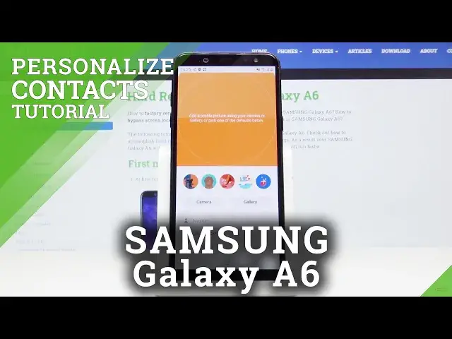 'Video thumbnail for How to Connect Pictures to Contact on SAMSUNG Galaxy A6'