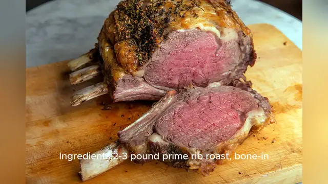 Video thumbnail for rib roast recipe