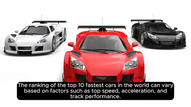 Video thumbnail for Top 10 Fastest Cars in the World