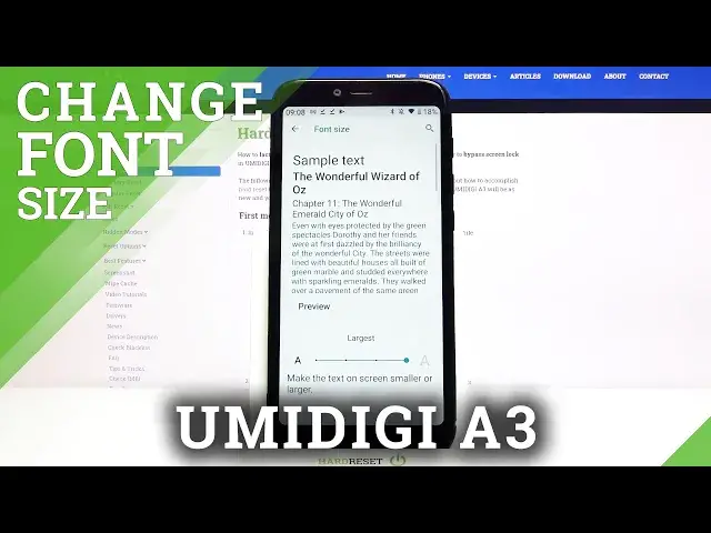 'Video thumbnail for UMIDIGI A3 – Manage Display Settings & Change Font Size'