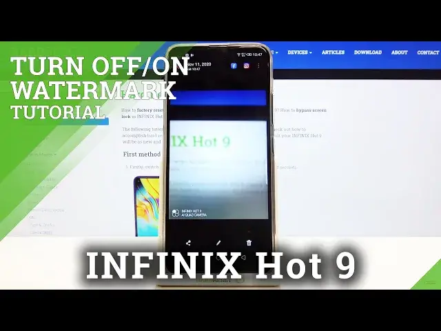 Video thumbnail for How to Activate Watermark in Camera – Camera Customization on INFINIX Hot 9