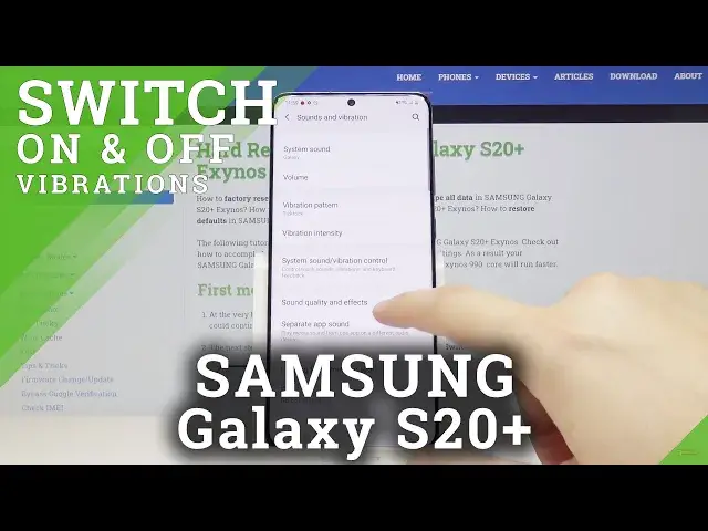 'Video thumbnail for How to Change Vibration Settings on SAMSUNG Galaxy S20+'
