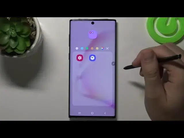 'Video thumbnail for How to Create Folder on Home Screen in SAMSUNG Galaxy Note 10 – Add Folder to Home Screen'