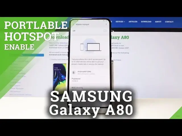 Video thumbnail for How to Share Internet via Samsung Galaxy A80 - Portable Hotspot Settings