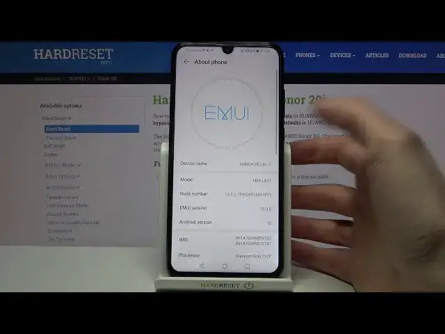 'Video thumbnail for How to Check IMEI & Serial Number in HONOR 20i – IMEI Status'