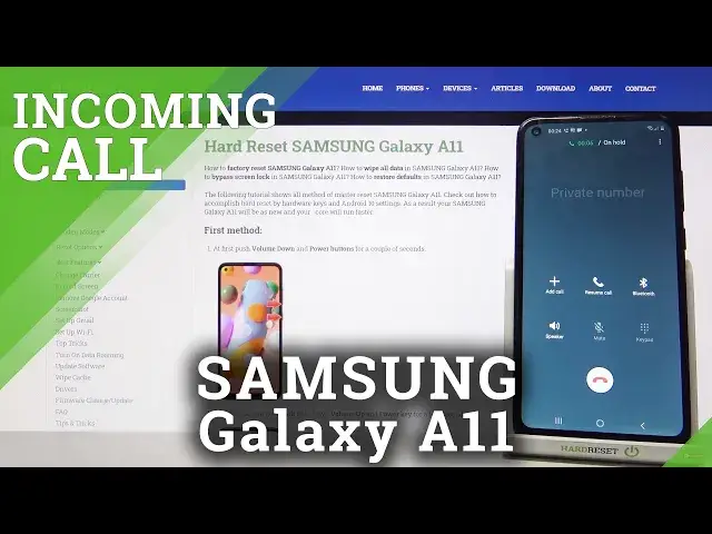 Video thumbnail for SAMSUNG Galaxy A11 Incoming Call | How to Pick Up Call