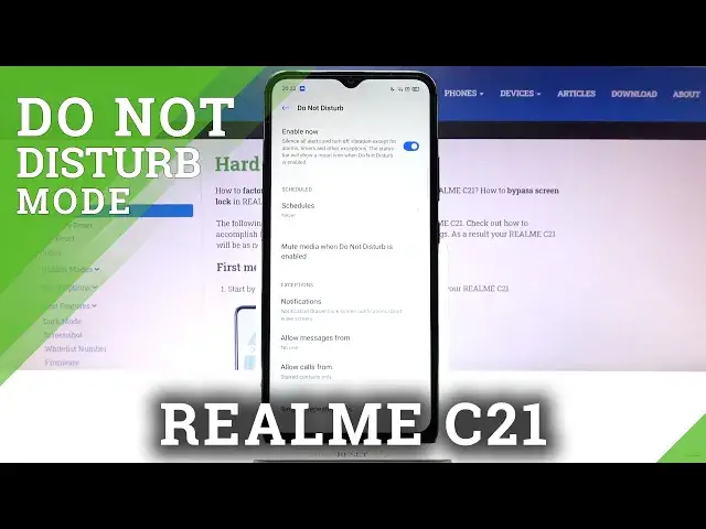 Video thumbnail for How to Activate Do Not Disturb Mode on Realme C21 – Mute All Sounds