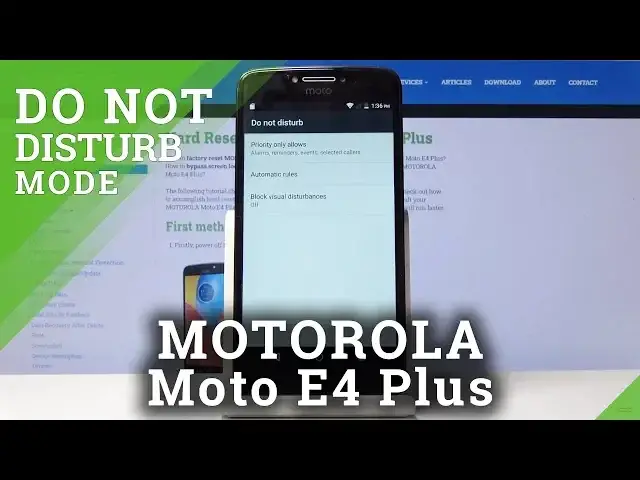 'Video thumbnail for How to Enable Do Not Disturb Mode in MOTOROLA Moto E4 Plus – Silent Mode'