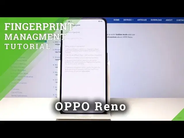Video thumbnail for How to Add Fingerprint in OPPO Reno - Set Up OPPO Screen Lock