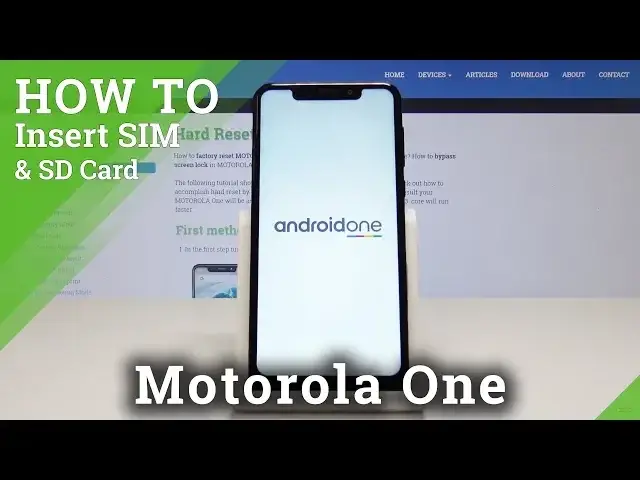 Video thumbnail for How to Insert SIM & SD in Motorola One - Install SIM and SD Card