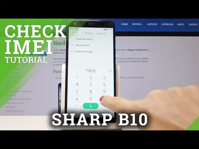 'Video thumbnail for Where to Find the IMEI & Serial Number in SHARP B10  - SHARP IMEI & SM Checkup'