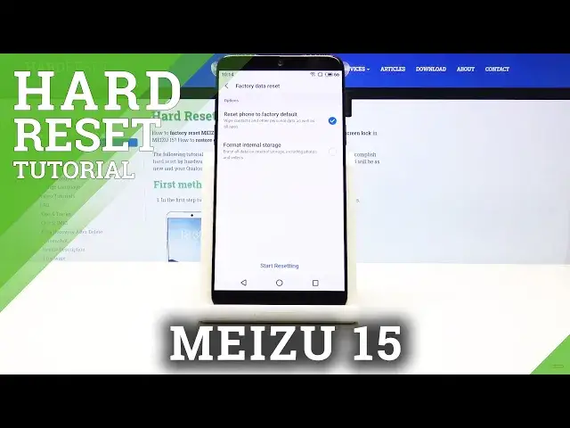 Video thumbnail for How to Factory Reset MEIZU 15 by Settings - Erase All Data