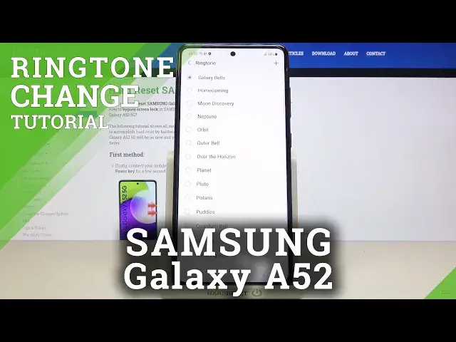 'Video thumbnail for How to Change Ringtone in SAMSUNG Galaxy A52 – Ringtone Settings'