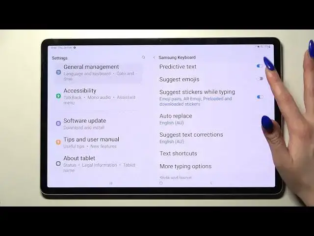 'Video thumbnail for How to Enter Text Correction Options in SAMSUNG Galaxy Tab S8+ - Open Text Correction Options'