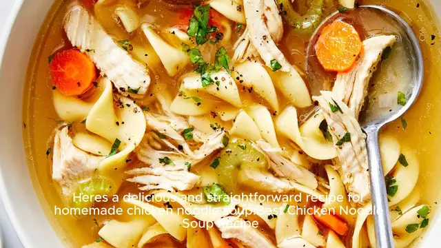Video thumbnail for Best Chicken noodle soup recipe