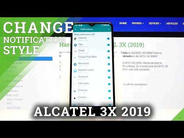 Video thumbnail for How to Enter Notification Settings in ALCATEL 3X 2019 – Notification Bar