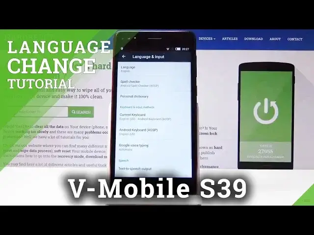 Video thumbnail for How to Change Language in V-MOBILE S39 - Language List