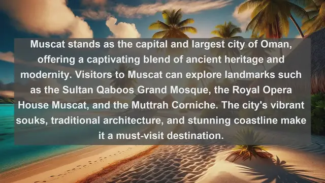 Video thumbnail for Discovering Urban Oman: Top 10 Largest Cities in the Sultanate's Landscape