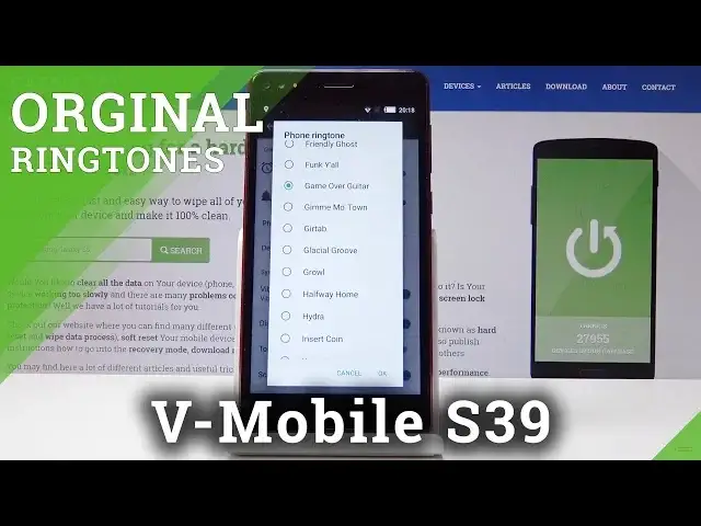 'Video thumbnail for How to Change Ringtone in V-MOBILE S39 - List of Ringtones'