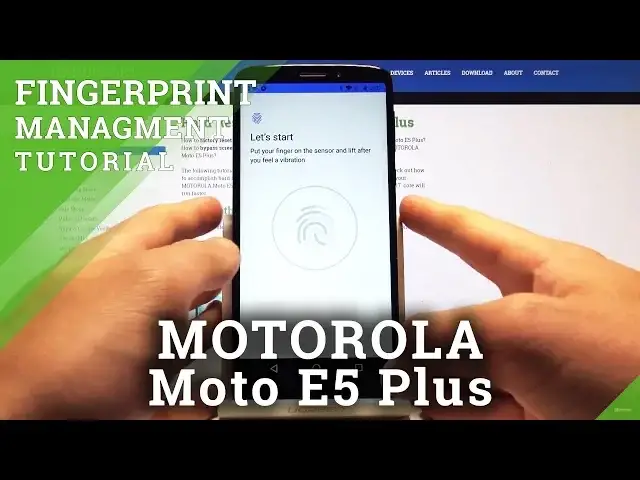 'Video thumbnail for How to Add Fingerprint in MOTOROLA Moto E5 Plus - Fingerprint Sensor'