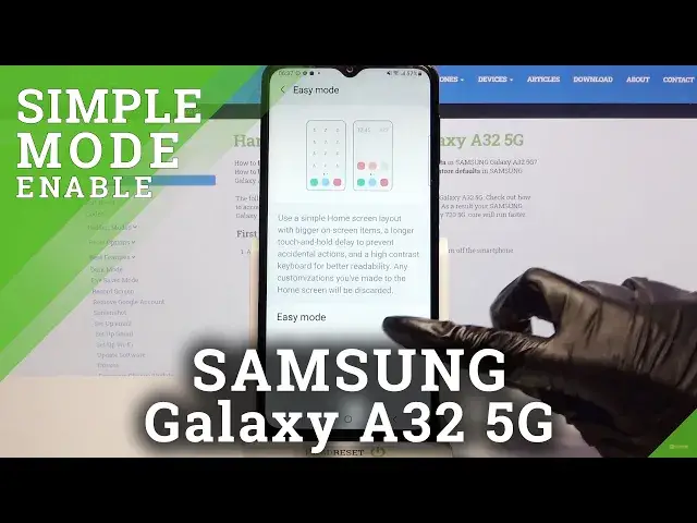 'Video thumbnail for How to Turn On Easy Mode on SAMSUNG Galaxy A32 5G – Simple Navigation'