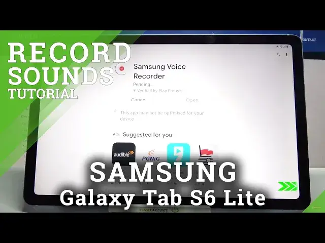 'Video thumbnail for How to Record Sounds on SAMSUNG Galaxy Tab S6 Lite – Use Voice Recorder'