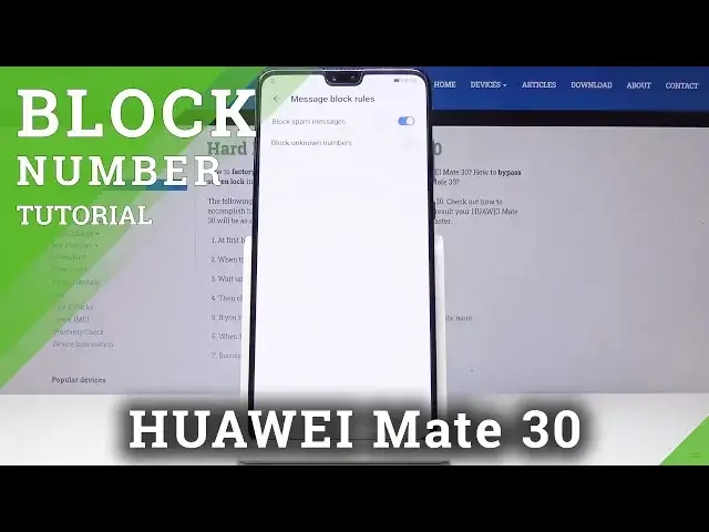 Video thumbnail for How to Block Contact in HUAWEI Mate 30 - Block Texts & Calls