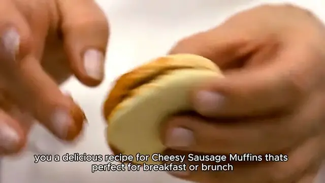 Video thumbnail for Cheesy Sausage Muffins Recipe