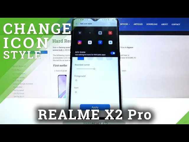 'Video thumbnail for REALME X2 Pro - How to Change Icon Size in Main Display Settings'