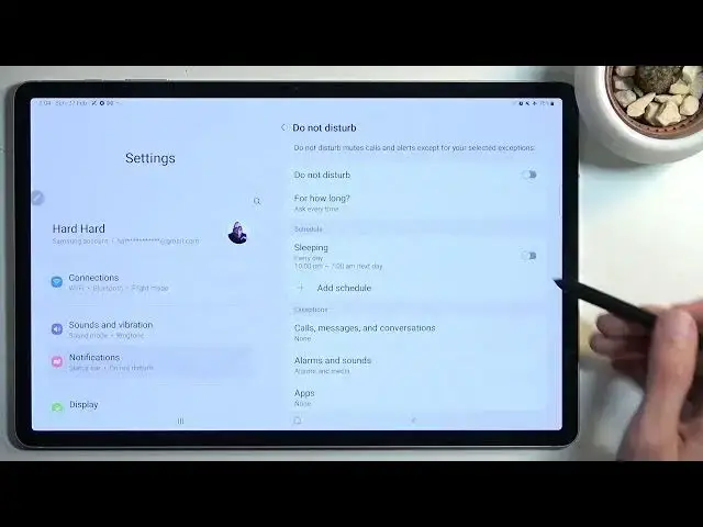 'Video thumbnail for How to Acitvate Do Not Disturb Mode on SAMSUNG Galaxy Tab S8+ - Enable DND Mode'