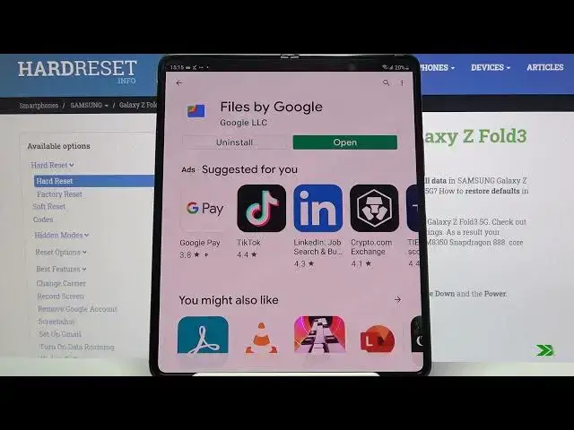 'Video thumbnail for How to Clean Storage of SAMSUNG Galaxy Z Fold 3 – Remove Junk Files'