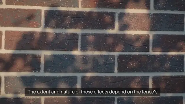 Video thumbnail for Shading Effects Of Fences