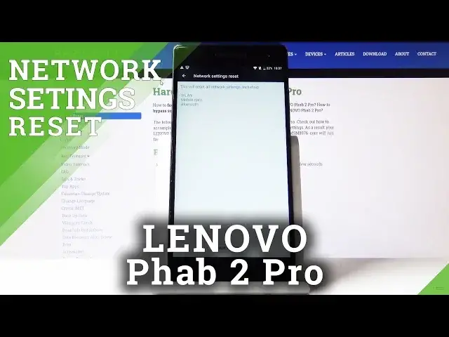 'Video thumbnail for How to Restore Default Network in Lenovo Phab 2 Pro - Reset Network Settings'