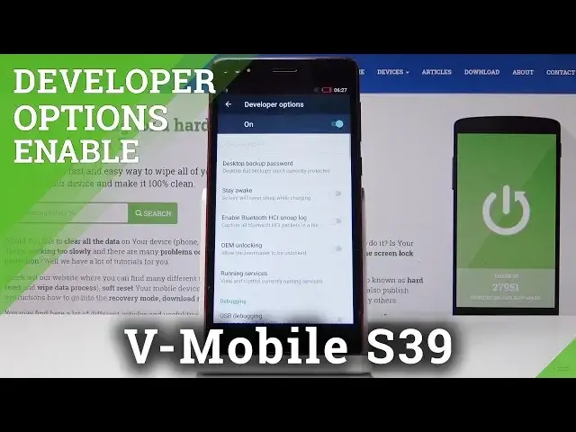 'Video thumbnail for How to Enable Developer Options in V-Mobile S39 - OTG Connection'