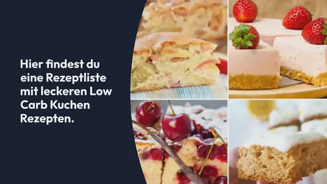 Video thumbnail for 20+ LOW CARB KUCHEN REZEPTE