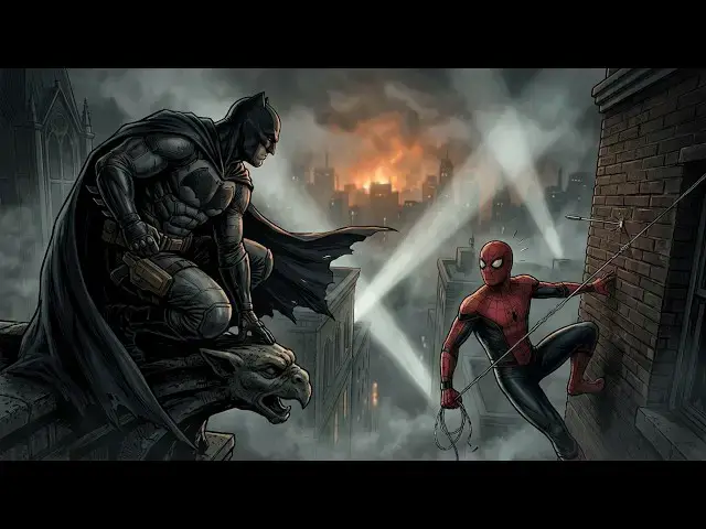 Video thumbnail for What If Spider Man & Batman Swapped Cities for a Week?
