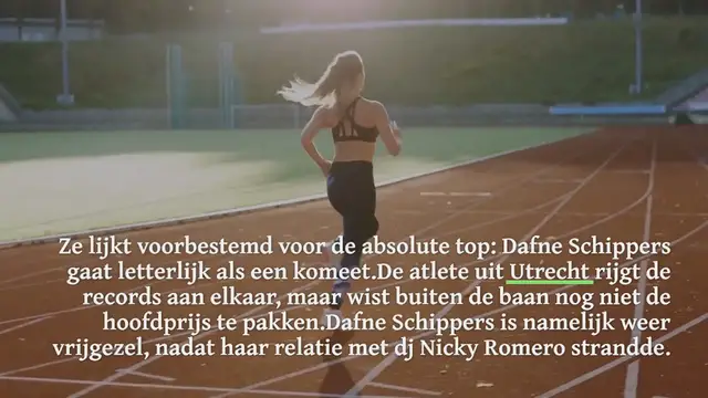 Video thumbnail for Dafne Schippers, de vrijgezelle kampioen: