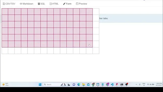 Video thumbnail for Build a CSV and HTML5 Table Visual Form UI Editor With Live Preview in Browser Using Javascript